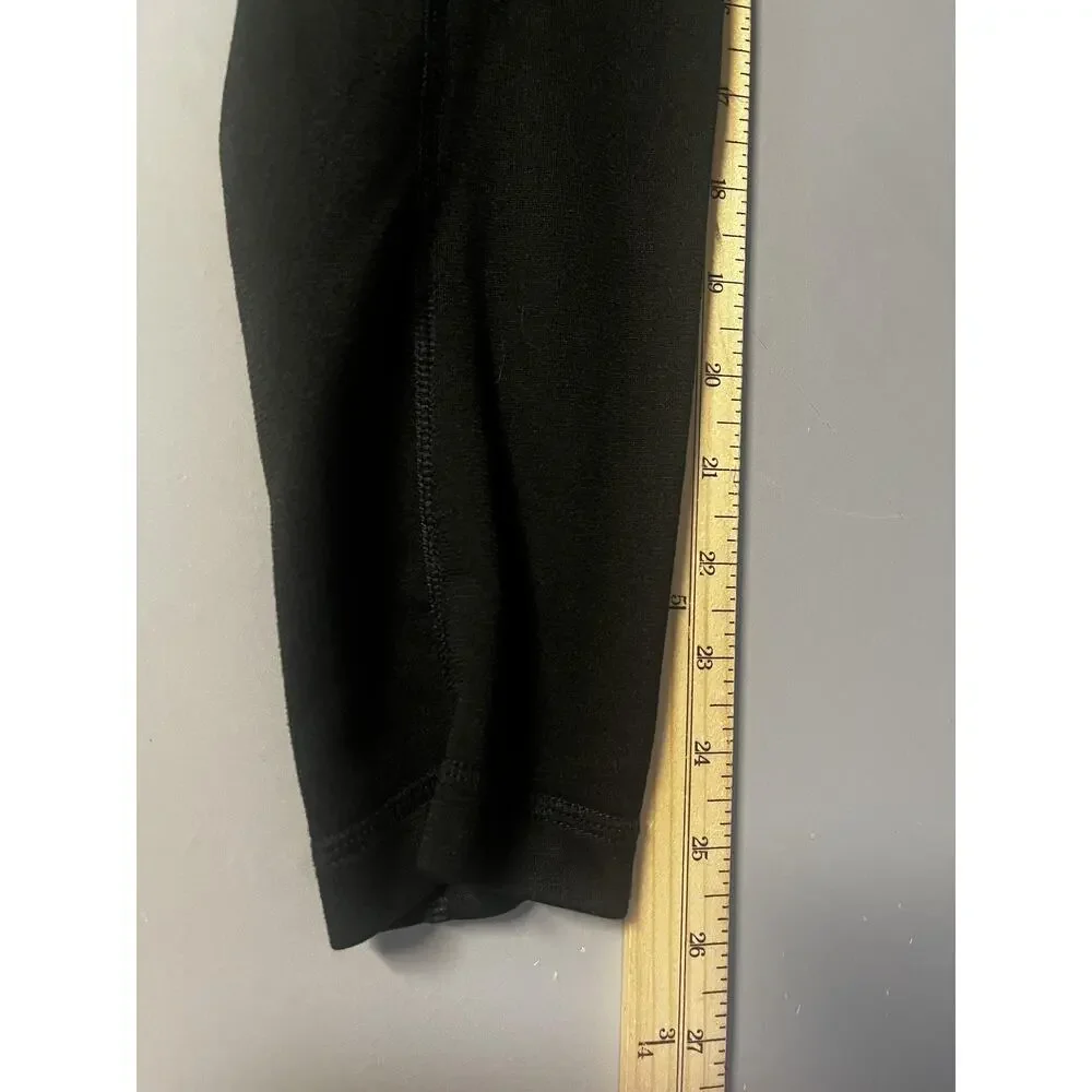 The North Face Pullover Mens Medium Black Quarter Zip Fleece Logo Layer NF00CP4A